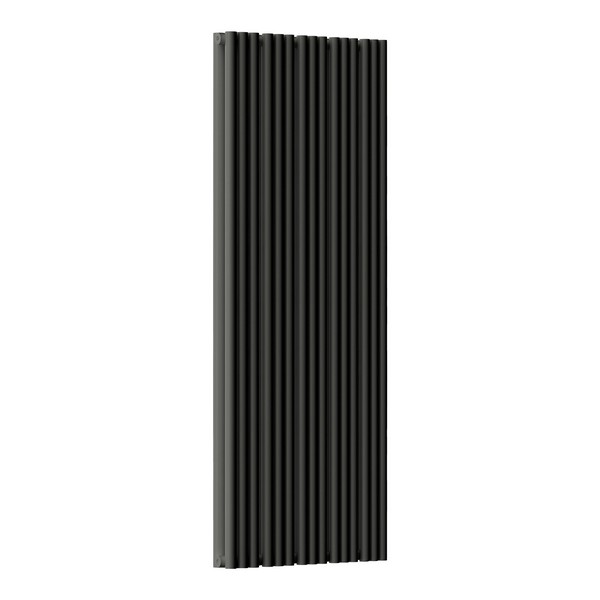 Трубчатый радиатор Empatiko Takt R1-592-1250-15 Confident Black, нижнее правое, ВхШхГ 1286х592х64