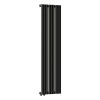 Трубчатый радиатор Empatiko Takt R1-592-1250-15 Confident Black, нижнее правое, ВхШхГ 1286х592х64