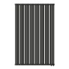 Трубчатый радиатор Empatiko Takt R1-592-1250-15 Confident Black, нижнее правое, ВхШхГ 1286х592х64
