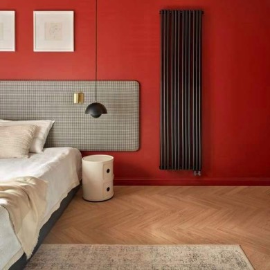 Трубчатый радиатор Empatiko Takt R1-2032-2000-51 Confident Black, нижнее правое, ВхШхГ 2036х2032х64