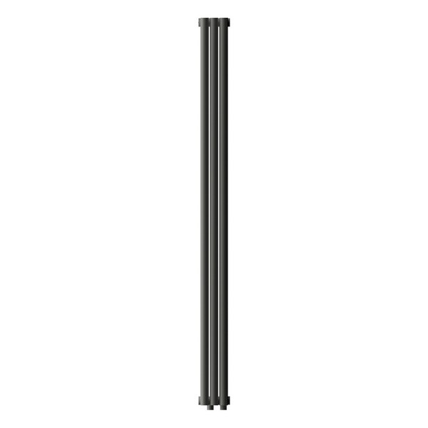 Трубчатый радиатор Empatiko Takt S2-952-2000-24 Confident Black, боковое, ВхШхГ 2036х952х96