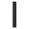 Трубчатый радиатор Empatiko Takt S2-952-2000-24 Confident Black, боковое, ВхШхГ 2036х952х96