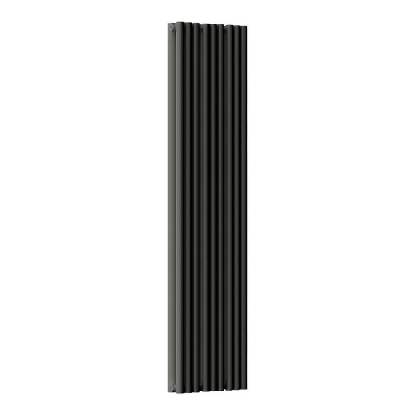 Трубчатый радиатор Empatiko Takt S2-952-2000-24 Confident Black, боковое, ВхШхГ 2036х952х96