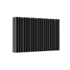 Трубчатый радиатор Empatiko Takt S2-2032-300-51 Confident Black, боковое, ВхШхГ 336х2032х96