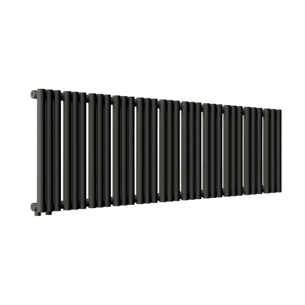 Трубчатый радиатор Empatiko Takt S2-2032-300-51 Confident Black, боковое, ВхШхГ 336х2032х96