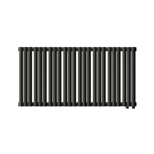 Трубчатый радиатор Empatiko Takt S2-2032-300-51 Confident Black, боковое, ВхШхГ 336х2032х96