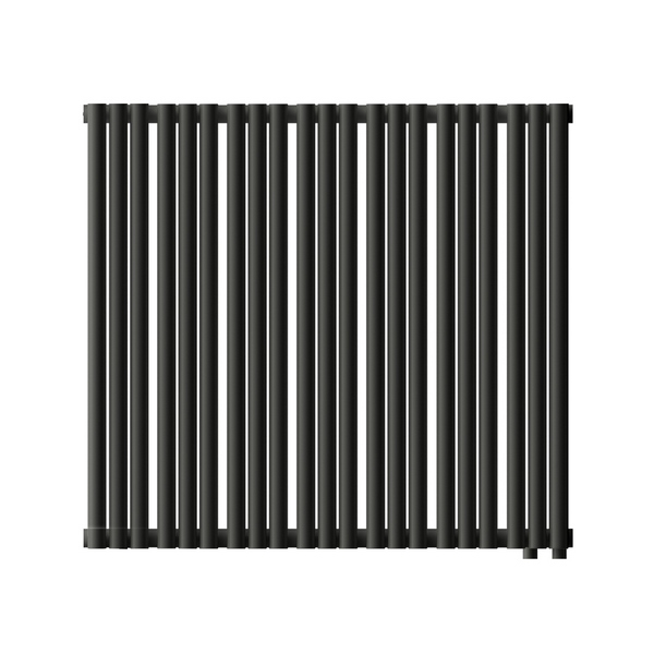 Трубчатый радиатор Empatiko Takt S2-1432-500-36 Confident Black, боковое, ВхШхГ 536х1432х96