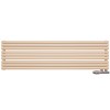 Трубчатый радиатор Empatiko Takt Horisont HR1-592-750-15 Warm Beige, нп, ВхШхГ 592х786х64