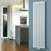 Трубчатый радиатор КЗТО Гармония А25 N 1-1250-19, нижнее правое с вентилем, 1/2, ВхШхГ - 1284х666х55