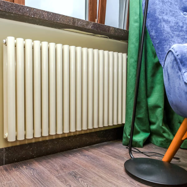 Трубчатый радиатор КЗТО Гармония А40 1-500-26, боковое, 1/2, ВхШхГ - 534х1301х70
