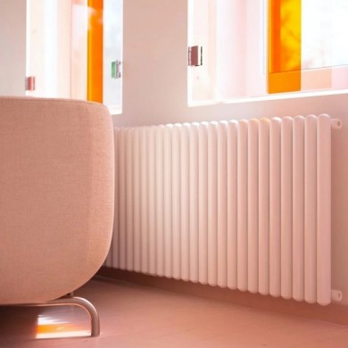 Трубчатый радиатор КЗТО Гармония С40 1-500-3, боковое, 1/2, ВхШхГ - 558х151х70