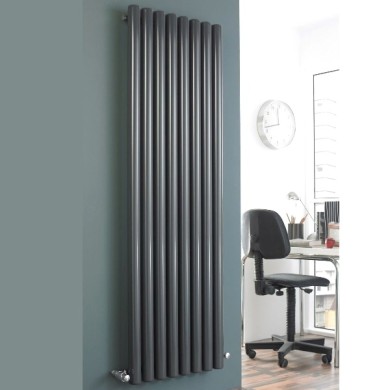 Трубчатый радиатор КЗТО Гармония 1-1250-5, нижнее левое с вентилем, 1/2, ВхШхГ - 1295х351х80