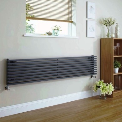 Трубчатый радиатор КЗТО Параллели Г высотой 76 мм