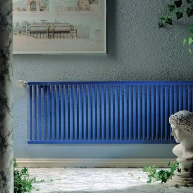 Трубчатый радиатор КЗТО РС 1-300-48, боковое, 1/2, ВхШхГ - 340х1970х40