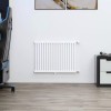 Трубчатый радиатор КЗТО РС 1-500-11, нижнее с вентилем, 1/2, ВхШхГ - 540х453х40