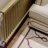 Трубчатый радиатор КЗТО РС 1-500-11, нижнее с вентилем, 1/2, ВхШхГ - 540х453х40