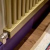 Трубчатый радиатор КЗТО РС 1-500-11, нижнее с вентилем, 1/2, ВхШхГ - 540х453х40