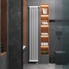 Трубчатый радиатор КЗТО РС 1-900-8, боковое, 1/2, ВхШхГ - 940х330х40