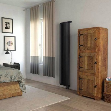 Трубчатый радиатор КЗТО РС 2-1500-13, боковое, 1/2, ВхШхГ - 1540х535х100