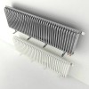 Трубчатый радиатор КЗТО РС 3-900-8, боковое, 1/2, ВхШхГ - 940х330х160