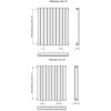 Трубчатый радиатор КЗТО Соло В 1-500-17, боковое, 1/2 ВхШхГ - 534х749х42