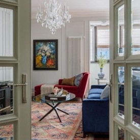 Трубчатый радиатор Rifar TUBOG 3200/6 B RAL 9016 белый глянцевый, боковое, ВхШхГ - 2000х276х107