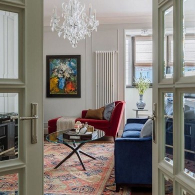 Трубчатый радиатор Rifar TUBOG 3200/7 B RAL 9016 белый глянцевый, боковое, ВхШхГ - 2000х322х107