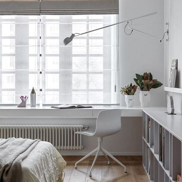 Трубчатый радиатор Rifar TUBOG 2037/27 B RAL 9016 белый глянцевый, боковое, ВхШхГ - 365х1242х66