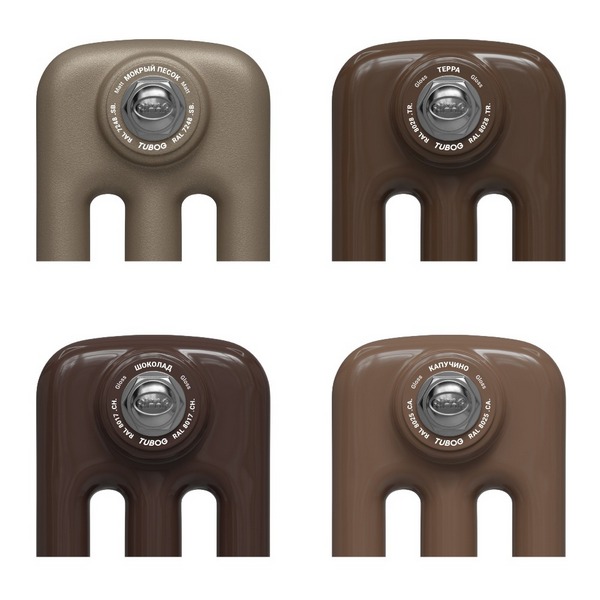 Трубчатый радиатор Rifar TUBOG 365 мм высотой белый