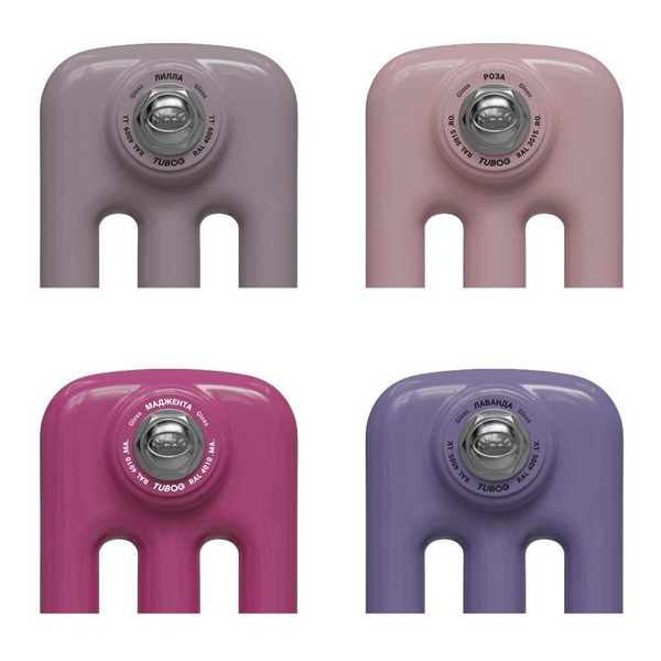 Трубчатый радиатор Rifar TUBOG 3047/21 B RAL 9016 белый глянцевый, боковое, ВхШхГ - 465х966х107