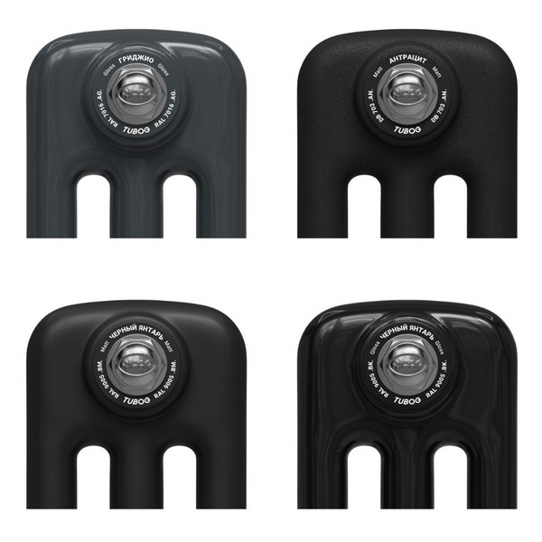 Трубчатый радиатор Rifar TUBOG 565 мм высотой белый