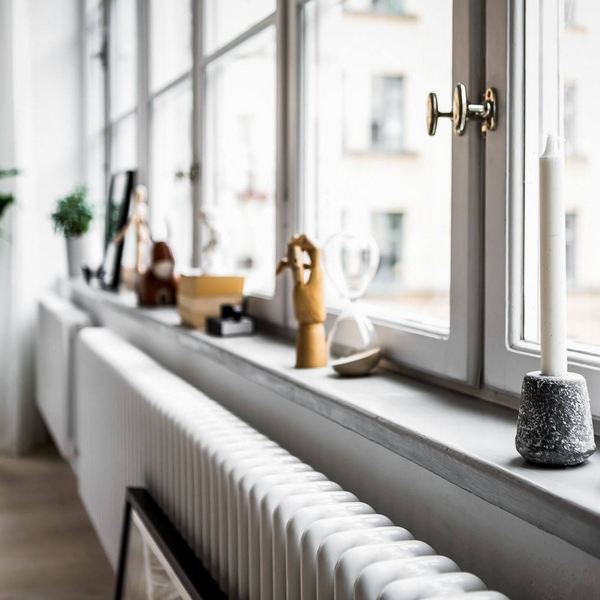 Трубчатый радиатор Rifar TUBOG 3057/24 B RAL 9016 белый глянцевый, боковое, ВхШхГ - 565х1104х107