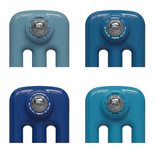 Трубчатый радиатор Rifar TUBOG 3057/24 B RAL 9016 белый глянцевый, боковое, ВхШхГ - 565х1104х107