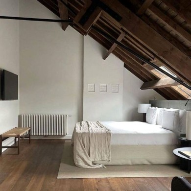 Трубчатый радиатор Rifar TUBOG 3062/9 B RAL 9016 белый глянцевый, боковое, ВхШхГ - 615х414х107