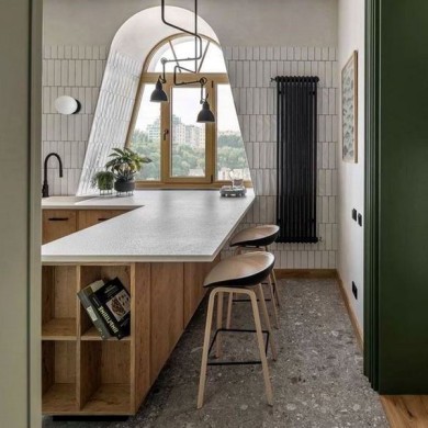 Трубчатый радиатор Rifar TUBOG 3110/5 B, антрацит матовый, боковое, ВхШхГ - 1100х230х107