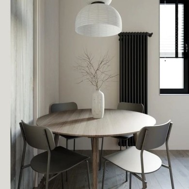 Трубчатый радиатор Rifar TUBOG 2180/13 B, антрацит матовый, боковое, ВхШхГ - 1800х598х66