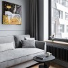 Трубчатый радиатор Rifar TUBOG 3062/43 B, антрацит матовый, боковое, ВхШхГ - 615х1978х107
