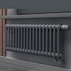 Трубчатый радиатор Rifar TUBOG 3082/33 B, титан матовый, боковое, ВхШхГ - 815х1518х107