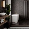 Трубчатый радиатор Rifar TUBOG 3120/5 DV1 титан матовый, нижнее с вентилем, ВхШхГ - 1200х230х107