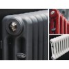 Трубчатый радиатор Rifar TUBOG 2072/30 B RAL 9016 белый глянцевый, боковое, ВхШхГ - 715х1380х66