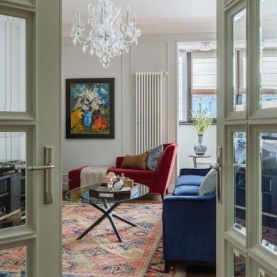 Трубчатый радиатор Rifar TUBOG 1000 мм высотой белый