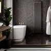 Трубчатый радиатор Rifar TUBOG 3180/7 B RAL 9016 белый глянцевый, боковое, ВхШхГ - 1800х322х107