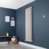 Трубчатый радиатор Rifar TUBOG 3180/7 B RAL 9016 белый глянцевый, боковое, ВхШхГ - 1800х322х107