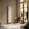Трубчатый радиатор Rifar TUBOG 2200/8 B RAL 9016 белый глянцевый, боковое, ВхШхГ - 2000х368х66