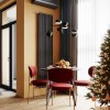 Трубчатый радиатор Rifar TUBOG 2200/8 B RAL 9016 белый глянцевый, боковое, ВхШхГ - 2000х368х66