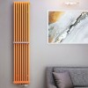 Трубчатый радиатор Rifar TUBOG 2200/8 B RAL 9016 белый глянцевый, боковое, ВхШхГ - 2000х368х66