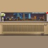 Трубчатый радиатор Rifar TUBOG 2200/8 B RAL 9016 белый глянцевый, боковое, ВхШхГ - 2000х368х66