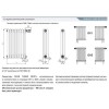 Трубчатый радиатор Rifar TUBOG 2200/8 B RAL 9016 белый глянцевый, боковое, ВхШхГ - 2000х368х66
