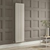 Трубчатый радиатор Rifar TUBOG 3240/13 B RAL 9016 белый глянцевый, боковое, ВхШхГ - 2400х598х107