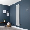 Трубчатый радиатор Rifar TUBOG 3240/13 B RAL 9016 белый глянцевый, боковое, ВхШхГ - 2400х598х107
